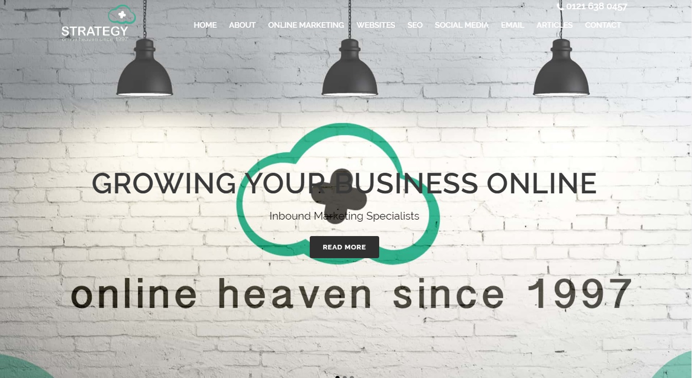 2017 strategy plus website homepage design
