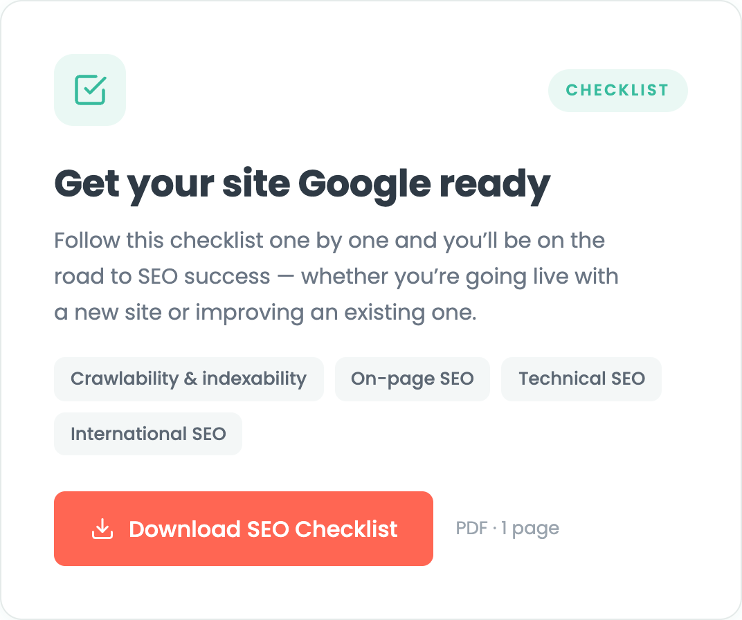 SEO Checklist